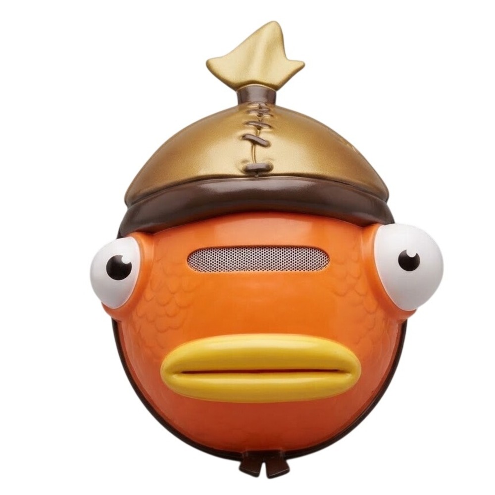 Fortnite Fishstick Costume Mask Orange Plastic Cosplay Halloween Epic Games
